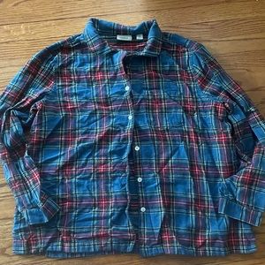 L.L Bean Womens Petite Flannel